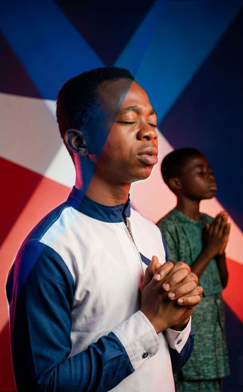 Children gathering in worship moment eight