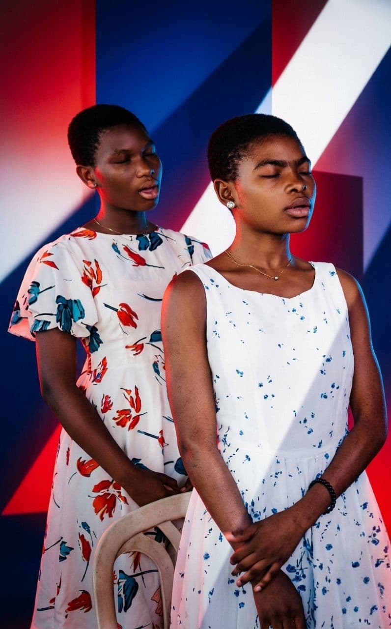 Children gathering in worship moment seven