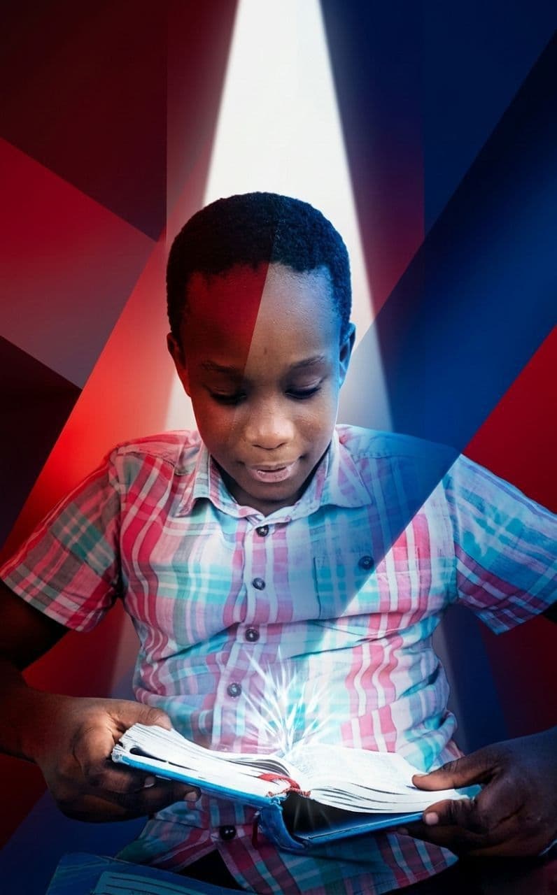 Children gathering in worship moment three