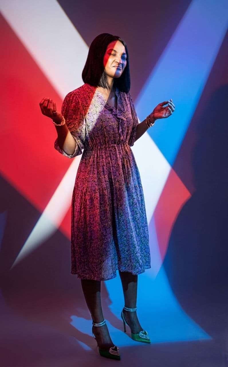 Man in prayer portrait two